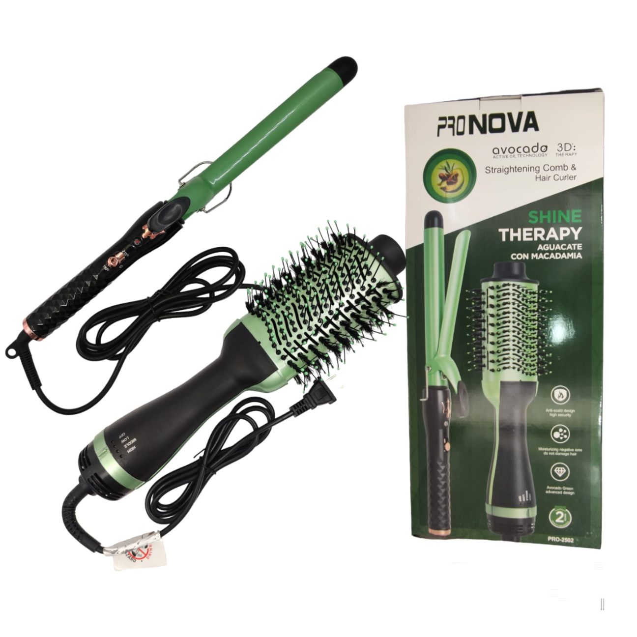 Secador Cepillo Alisador Sonax Pro Cepillo Alisador Chino Cepillo