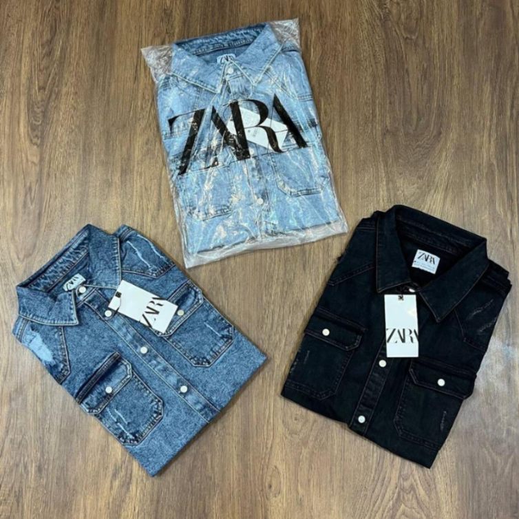 ZARA Denim Jacket/Shirts The Brandster India Retail - Main Image