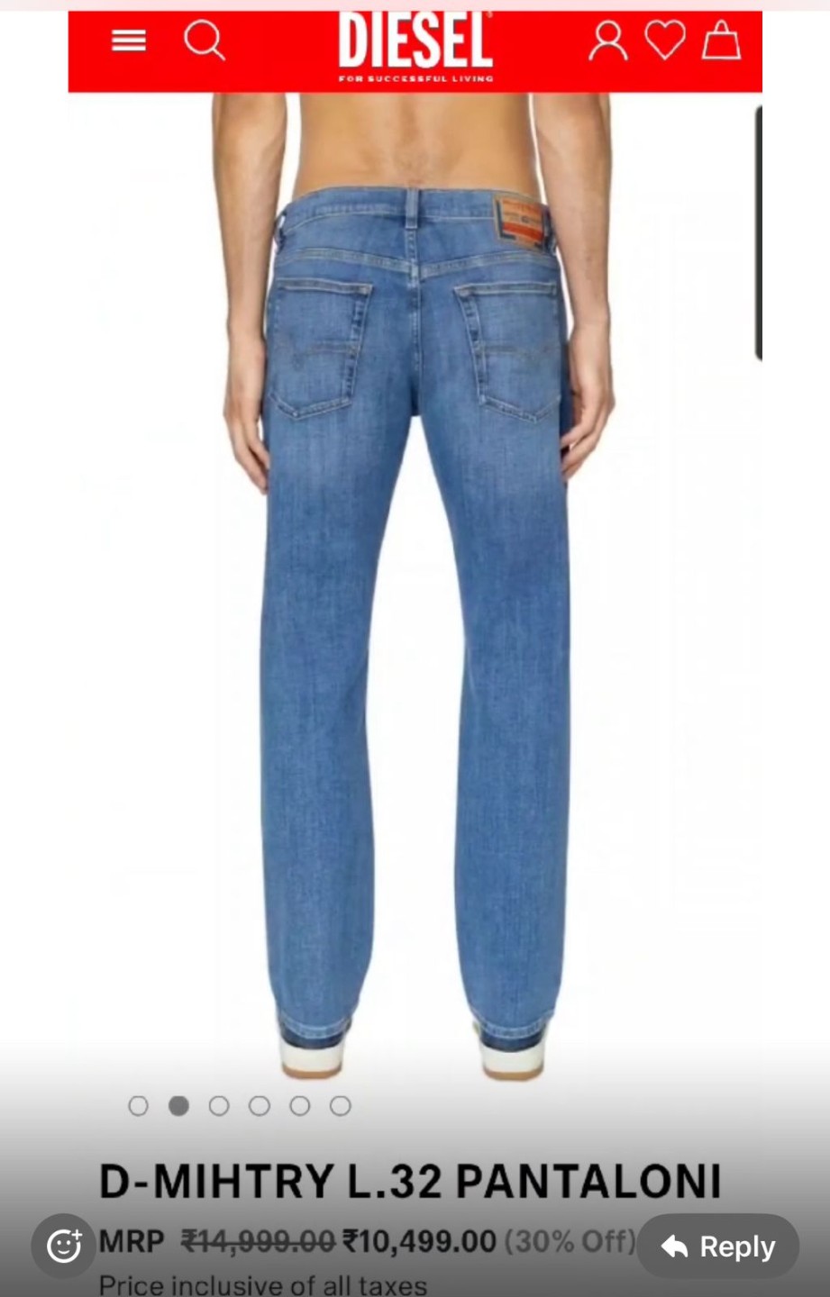 Emporio Armani/Guess/Hugo Boss Diesel Plus Size Jeans The