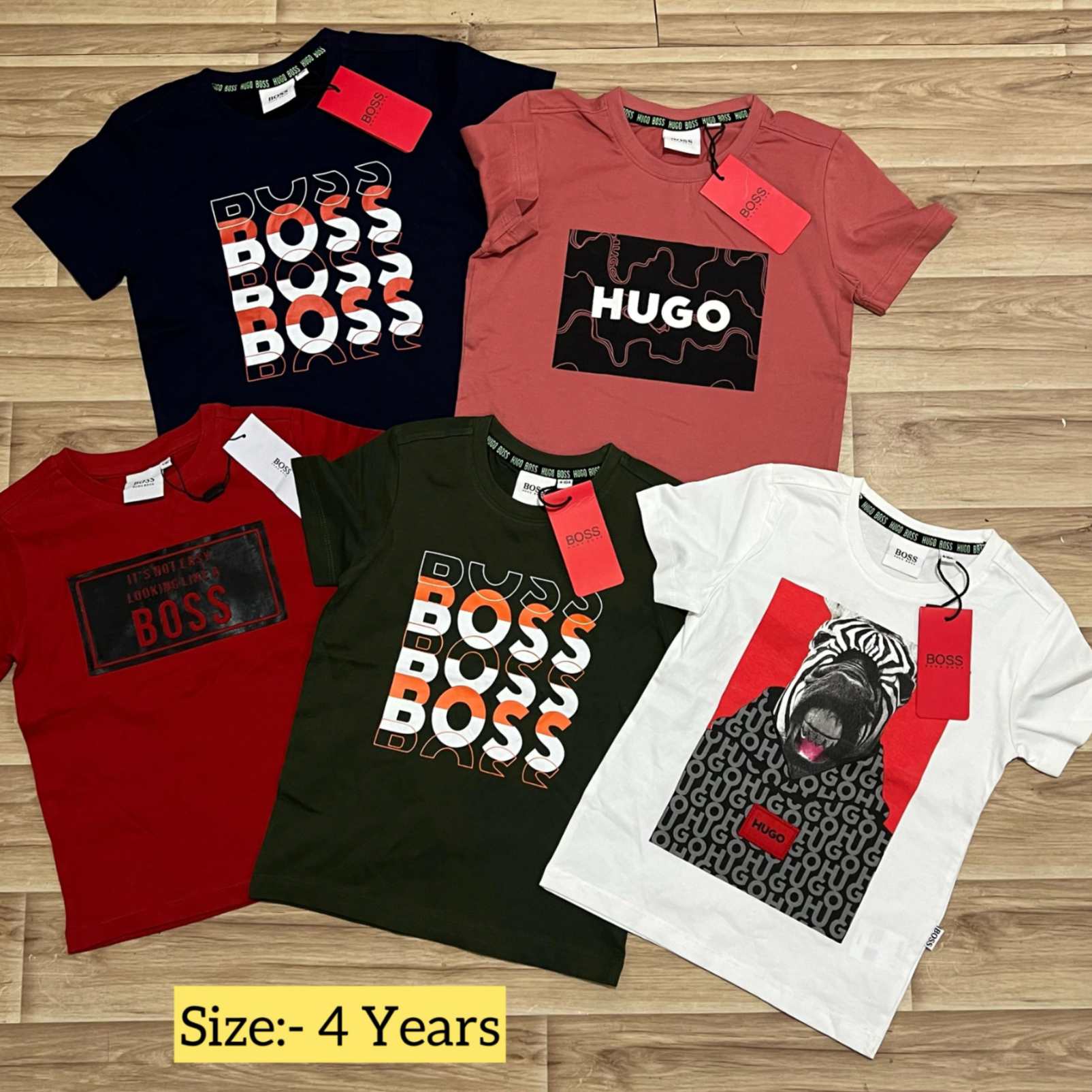 Hugo Boss Kids Round Neck T-Shirts The Brandster India Retail