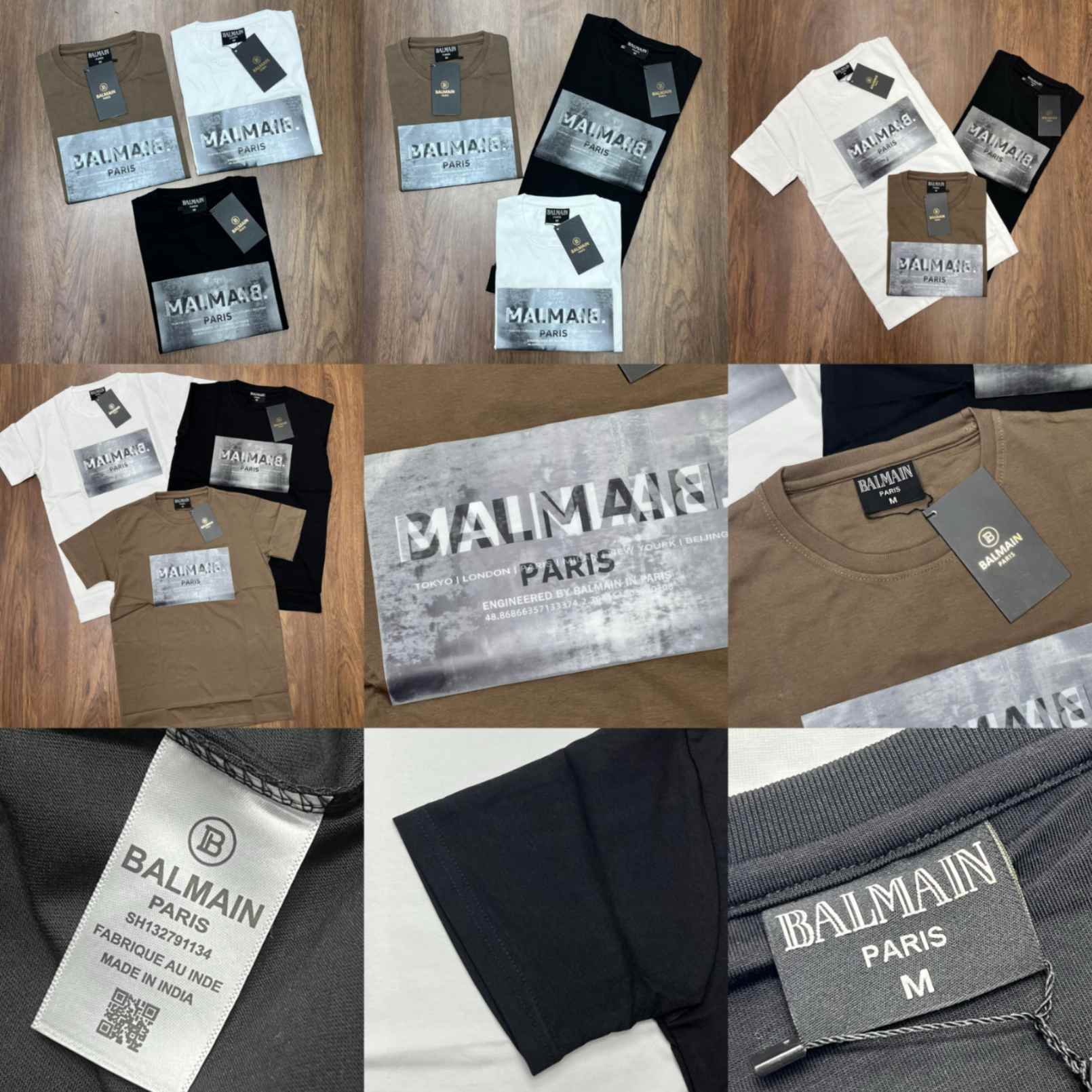 Balmain Round Neck T-Shirt The Brandster India Retail