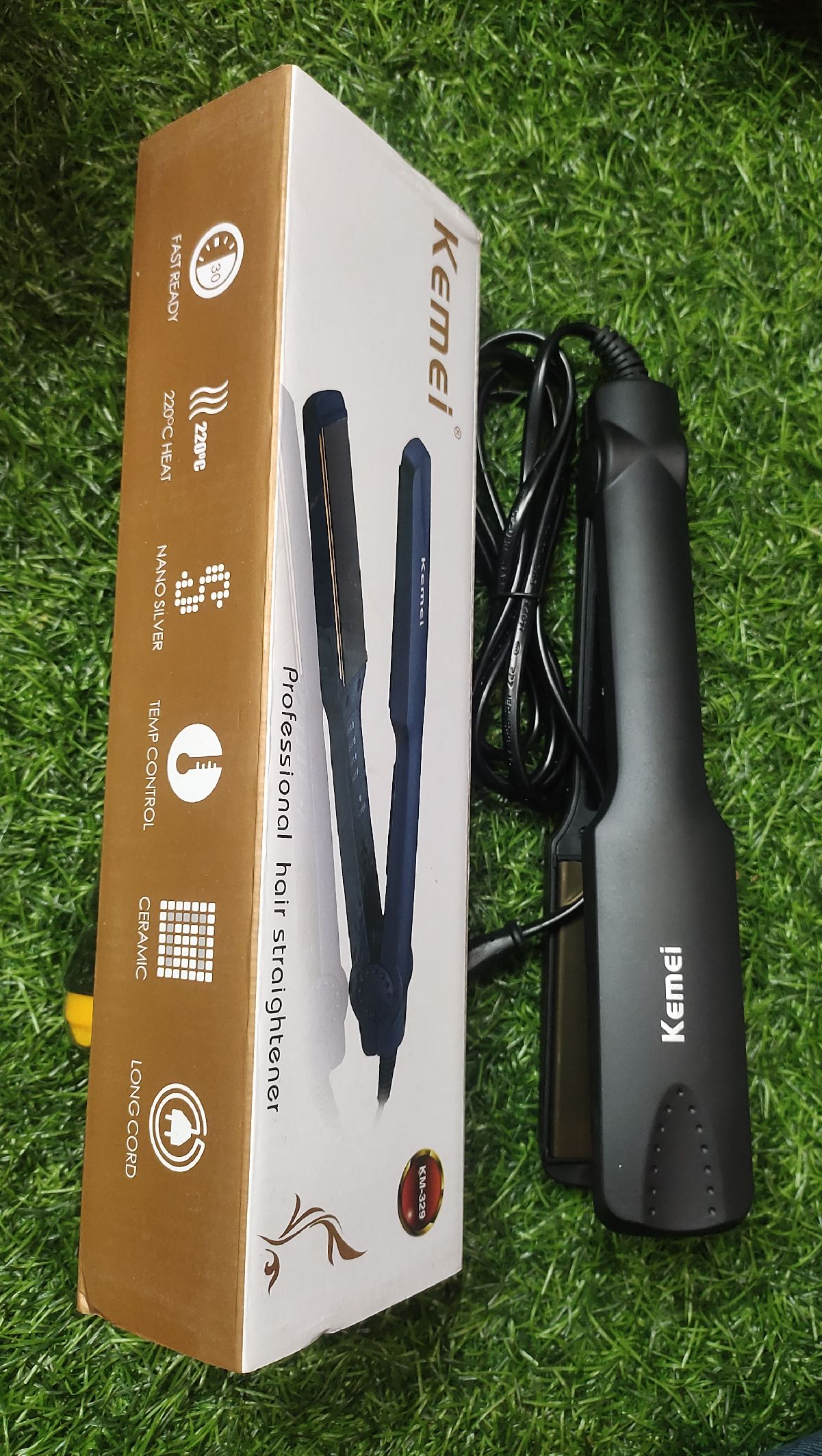 Hair Dryer Kemei 329 Hair Straightener Kemei Km-329 Professional