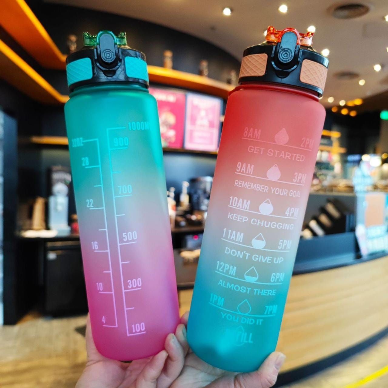 Best Heavy Imported Quality Litres Motivational Water Bottle
