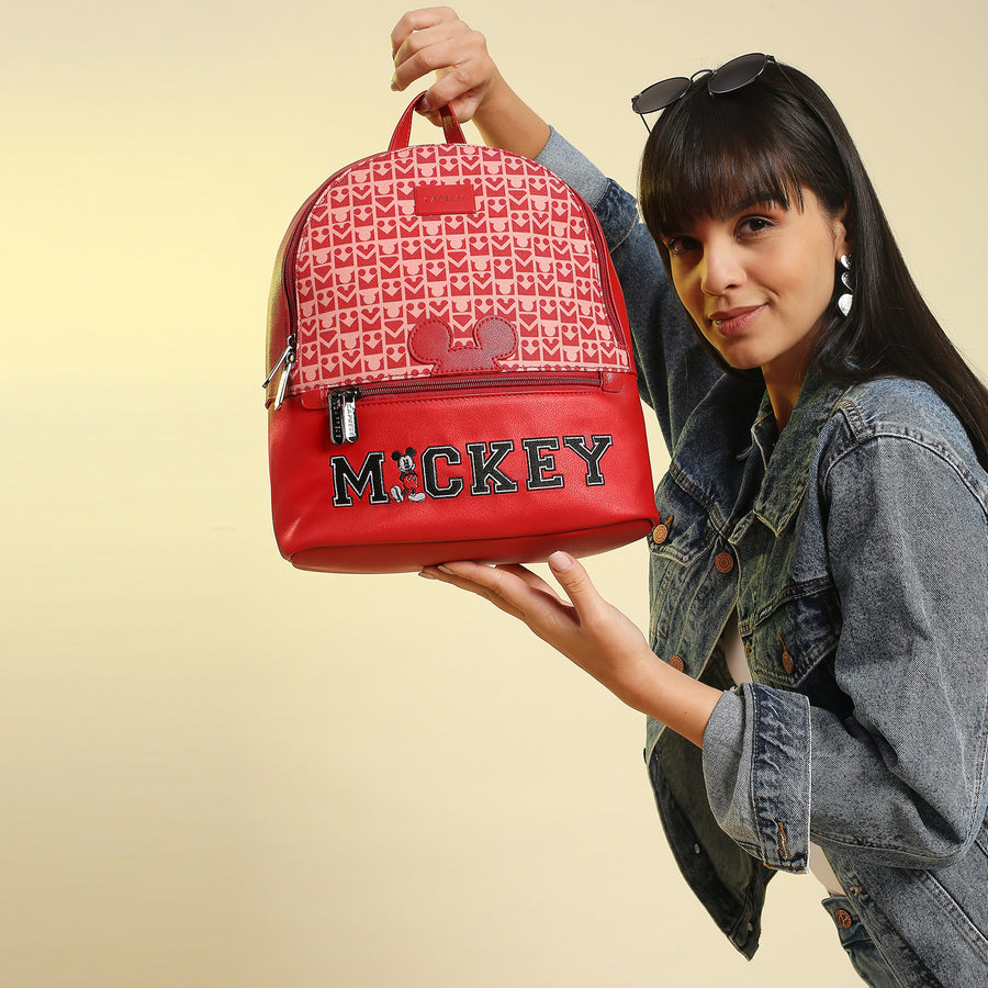 Caprese Disney Mickey Red Backpack Luggage Lounge