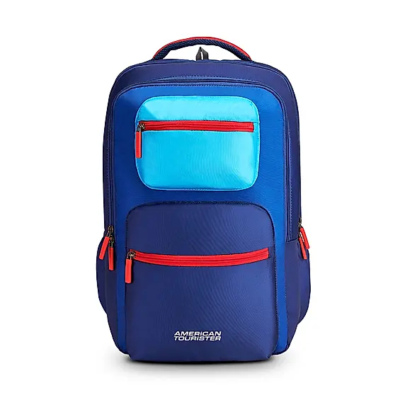 American Tourister Sigma Blue Backpack Luggage Lounge