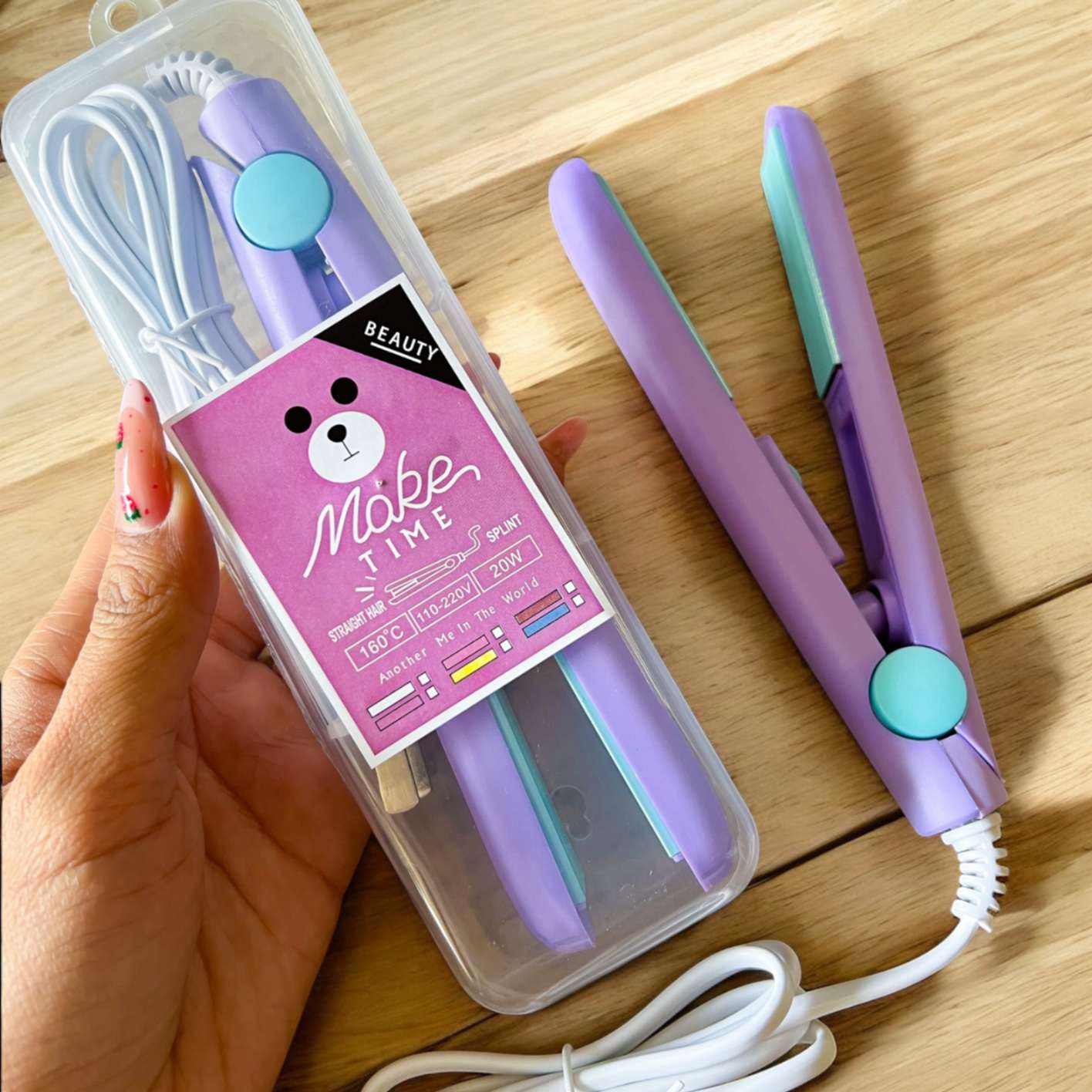 Mini Plancha De Cabello Make Time Plancha De Cabello Mini Make