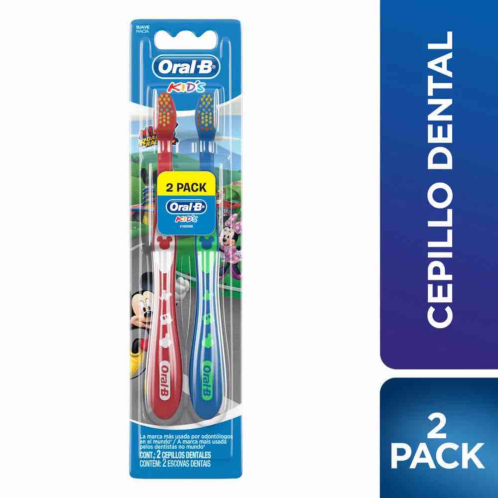 Cepillo Dental Para Niños Oral-B Disney Kid'S Mickey X2 ECOBELLEZA