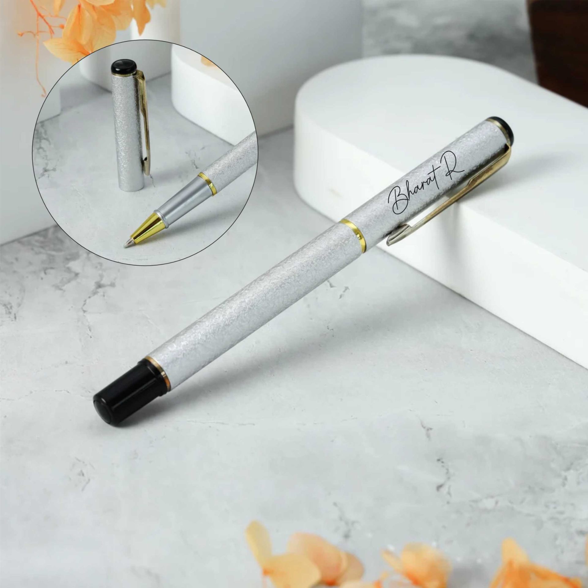 P14 Ledos Millennium Famous Design Silver Pen Just4U