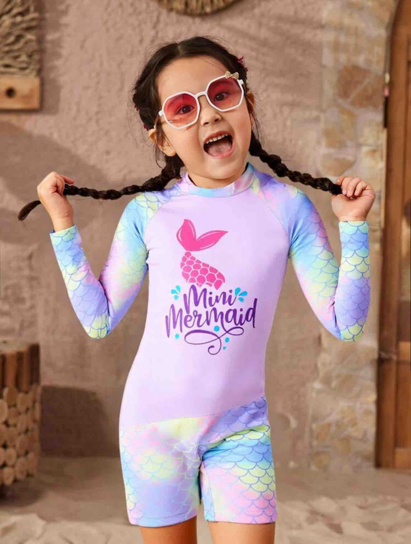 Sisi Trajes De Natacion Para NiÃ±os Trajes De Baño De Niña Puede