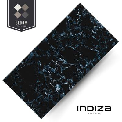 Bloom Tile Series: Portoro Black | Rishav Traders
