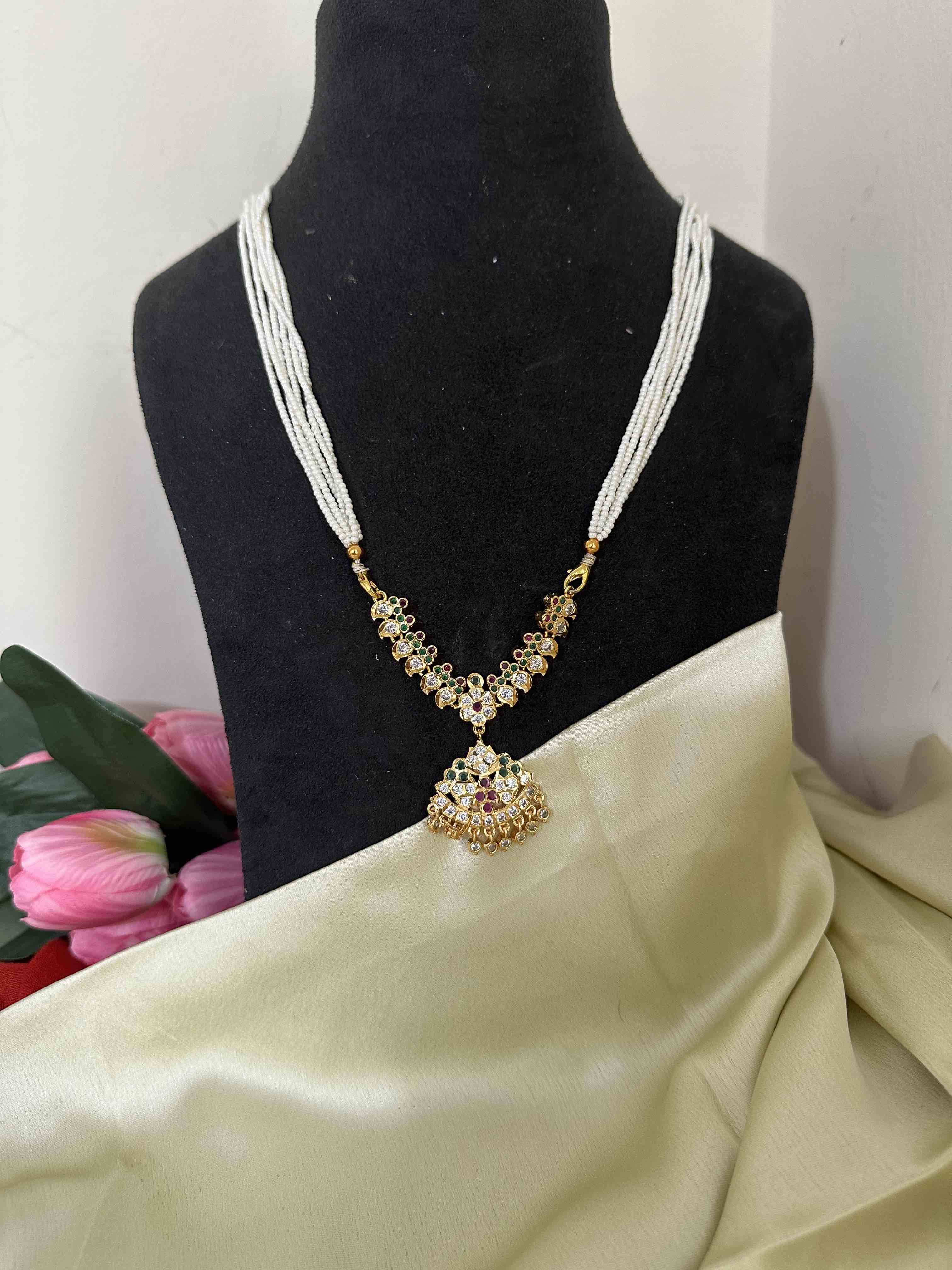 Beautiful CZ Pendant Bead Haram EthniQ