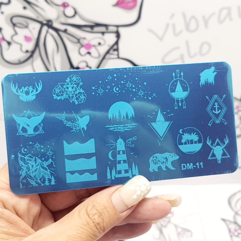Stamp Plate - XYZ02 | Vibrant Glo Exclusive