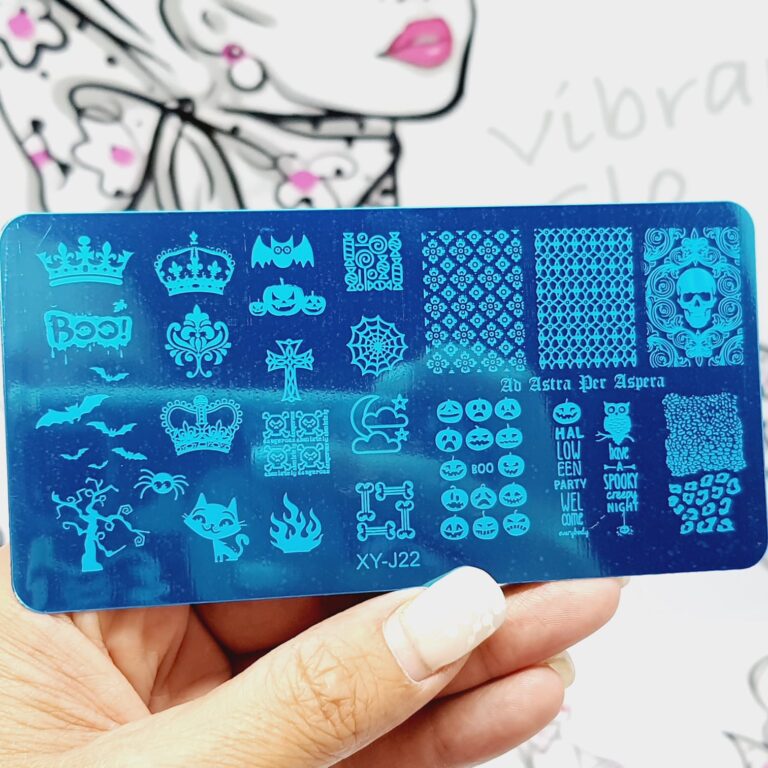 Stamp Plate - XYZ02 | Vibrant Glo Exclusive