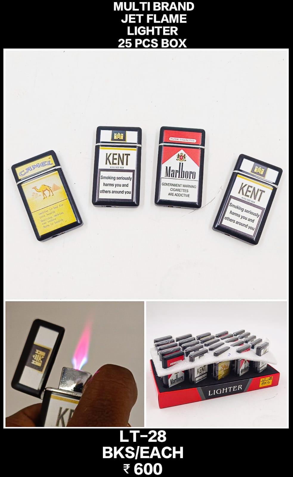 Multi Brand Jet Flame Lighter | RS ESTIMATE