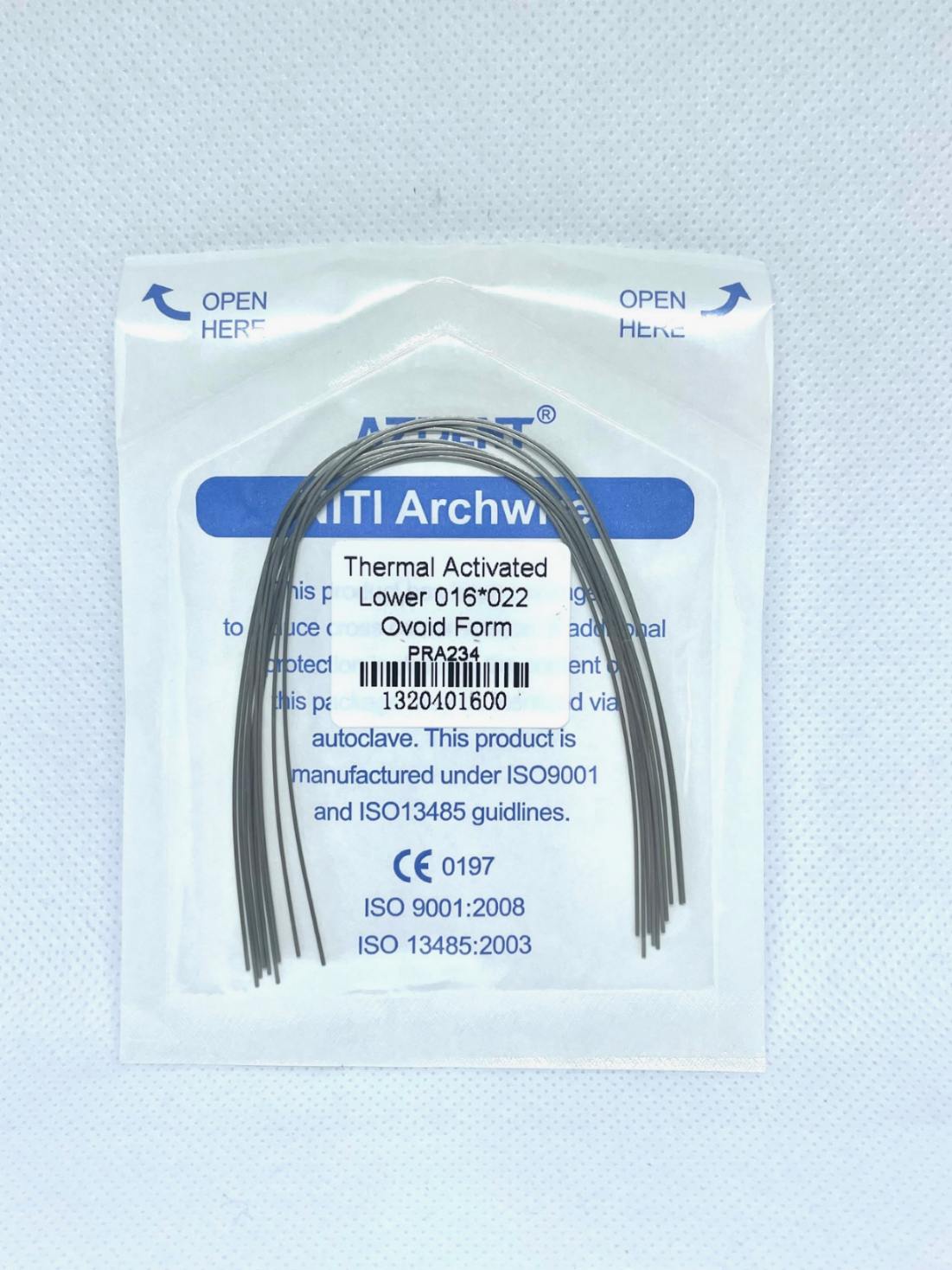 Filo Arco Ortodontico AZDENT Super Elastico NiTi – Tondo/rettangolare Per Uso Professionale