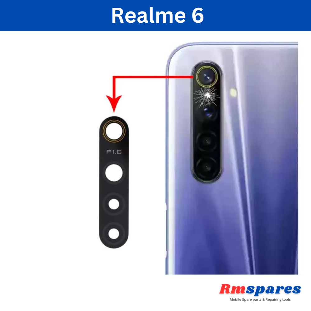6i 7i Realme Back Camera Glass Back Camera Glass Lens Cover For