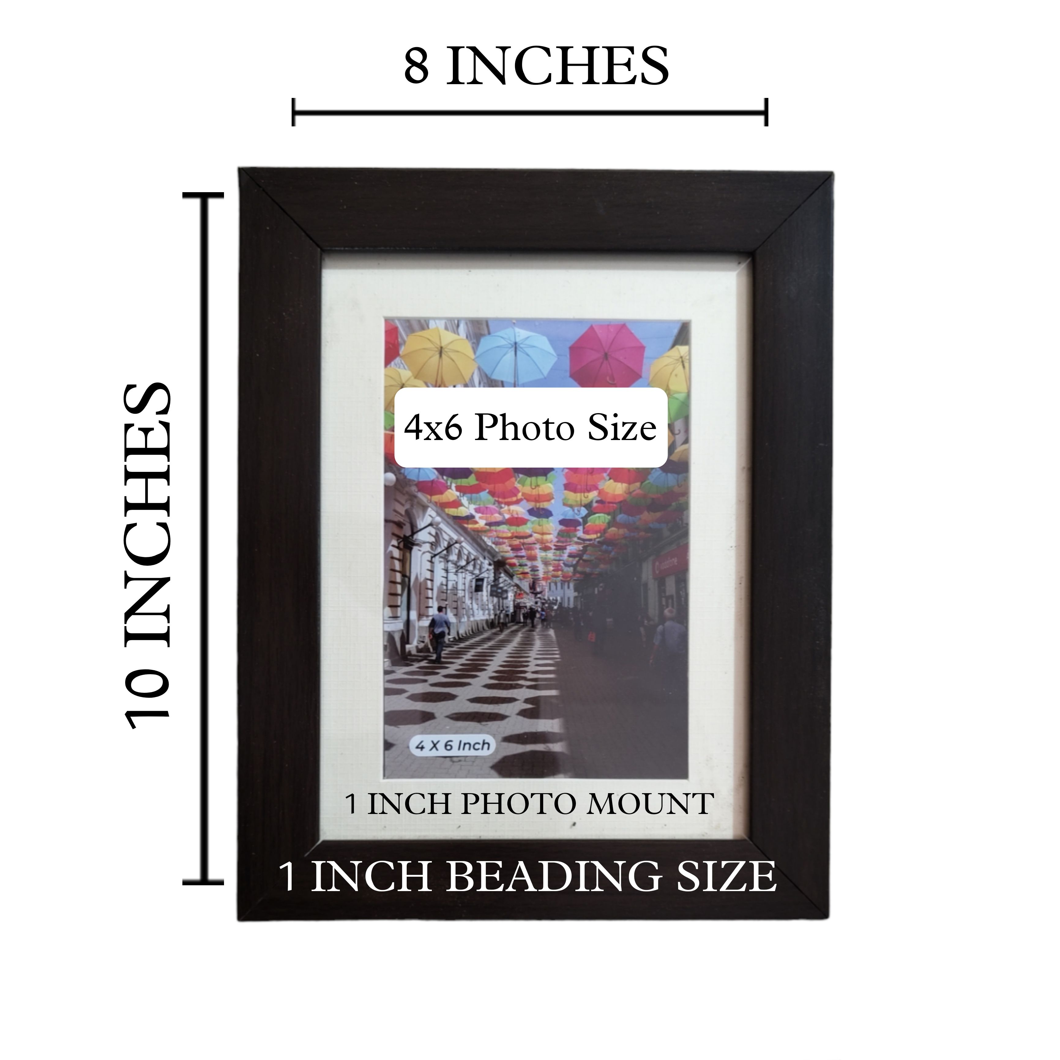 Black 10x12 10 X 12 Photo Frame In Cm 10x12 Solid Wood Picture - Main Image
