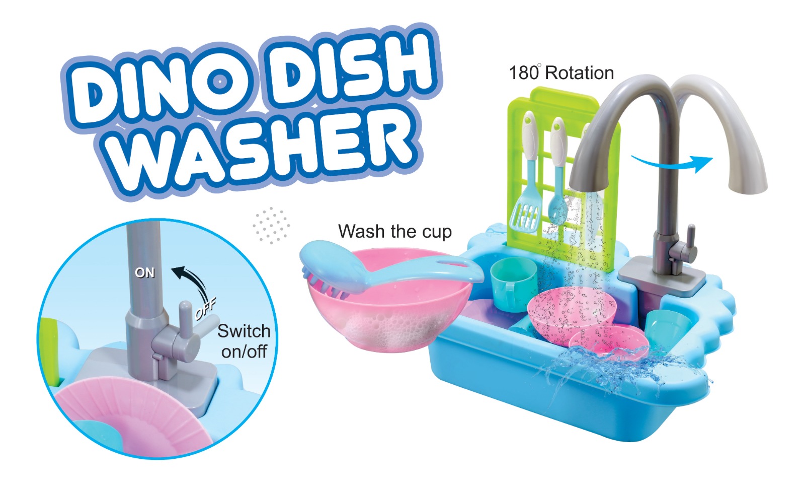 Dino Dish Washer Fusion Toys