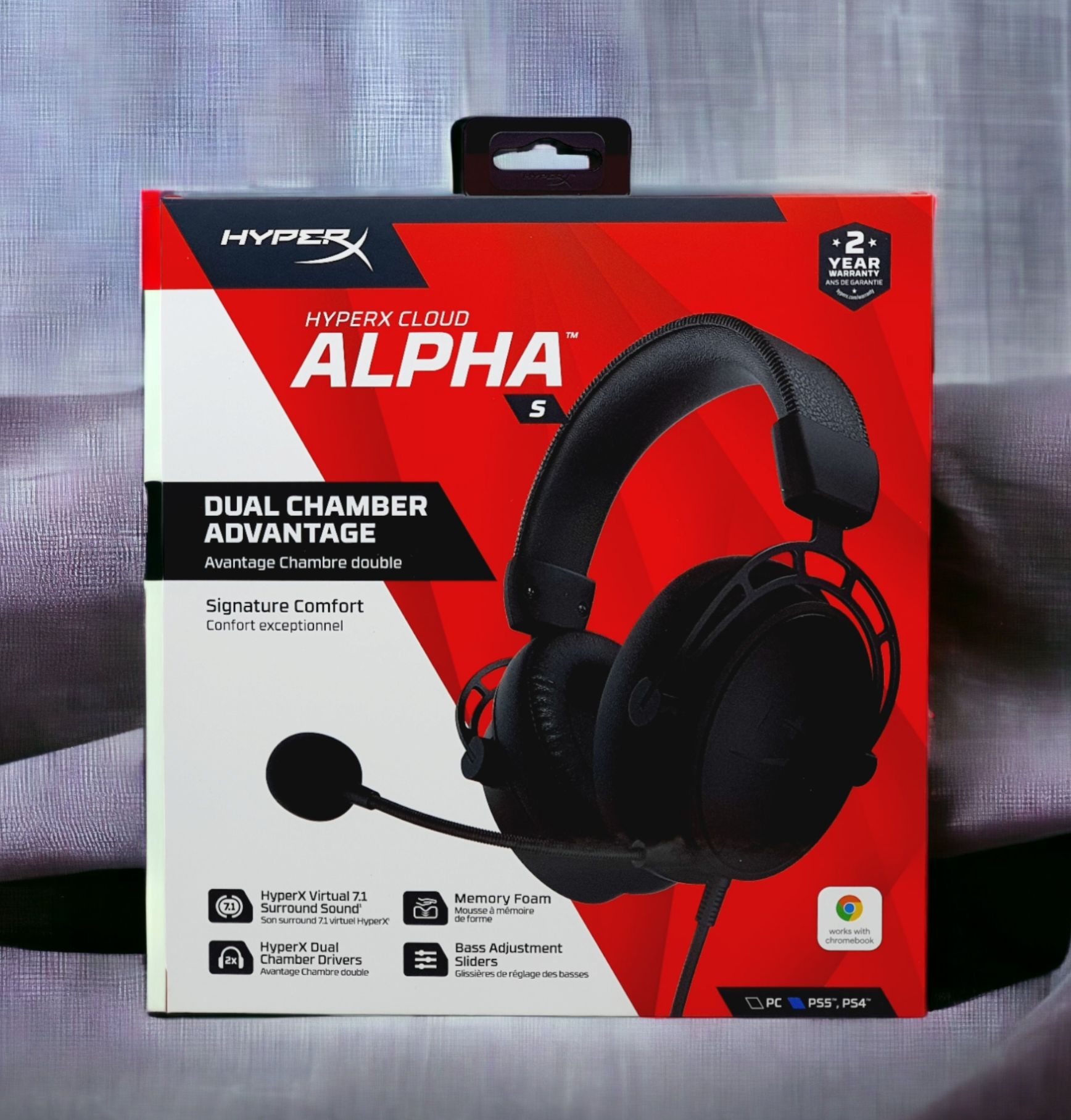 Dual Chamber Hyperx Cloud Alpha Black HYPERX CLOUD ALPHA DUAL