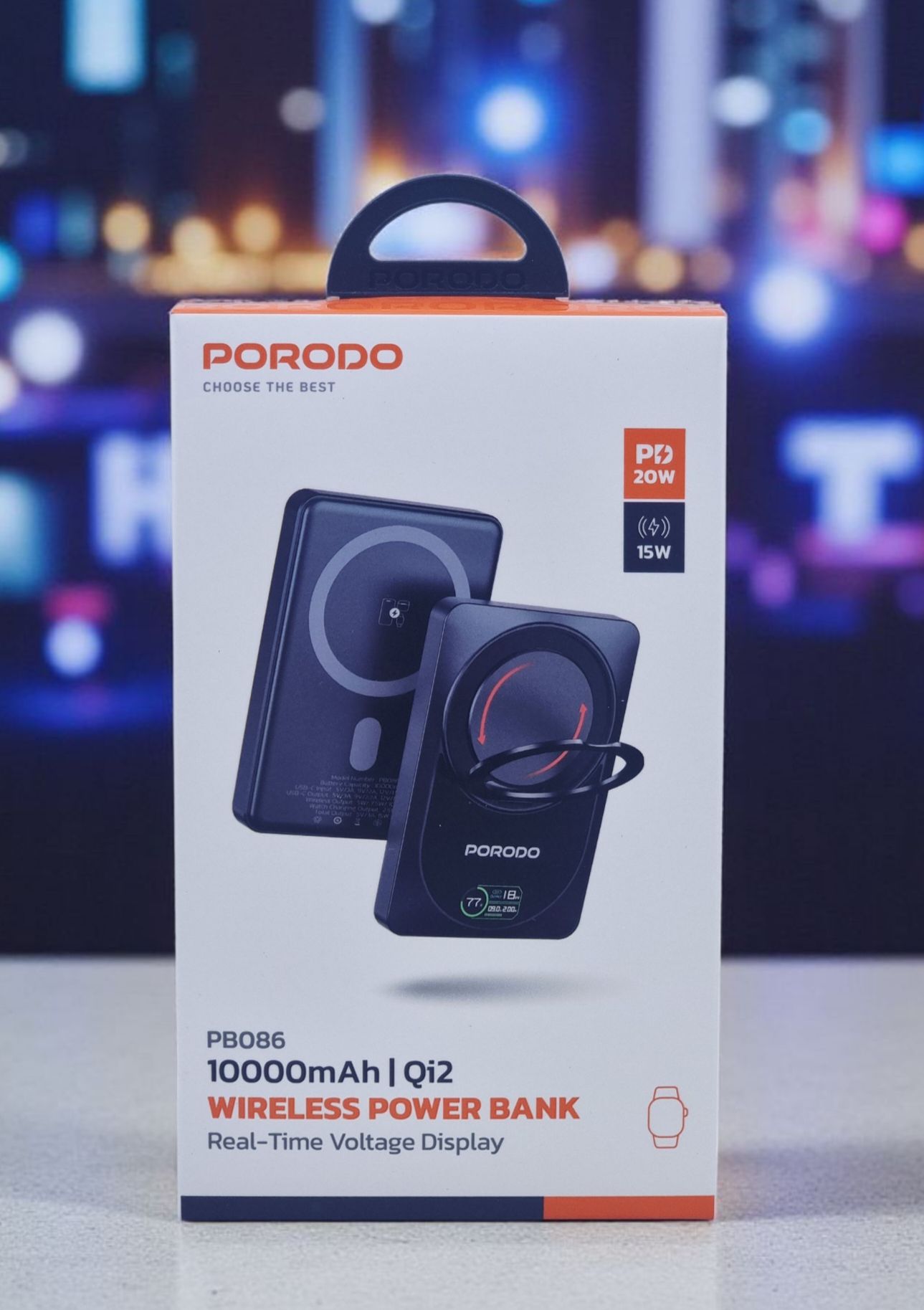 PORODO 10000MAH QI2 WIRELESS POWERBANK Gadgets Oman