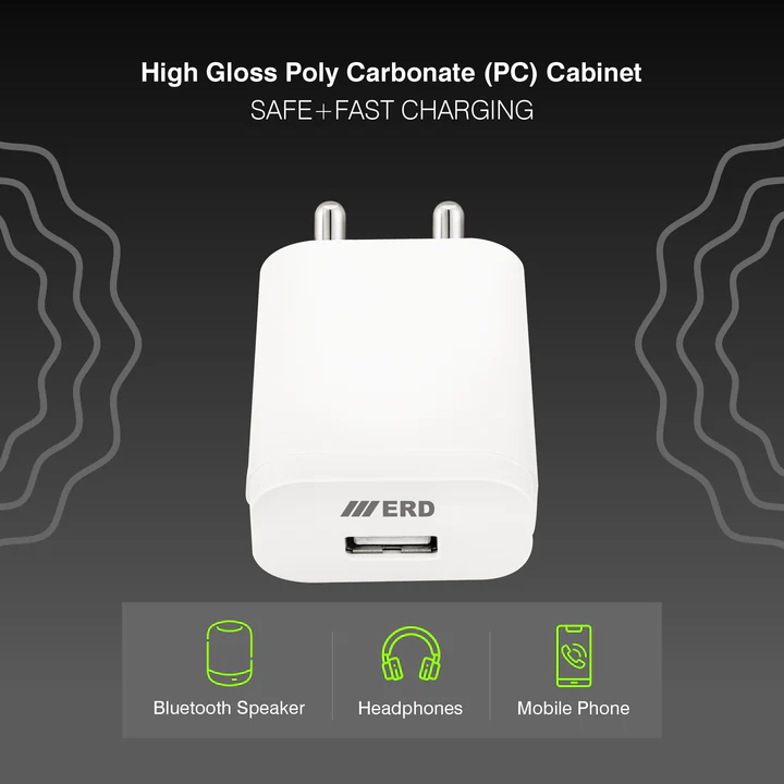 ERD TC-202 (2 AMP) USB-A DOCK CHARGER (10W)