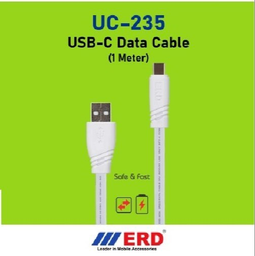 Erd Usb Cable Wholesale ERD UC-230 USB-C DATA CABLE (1 METER) UPTO