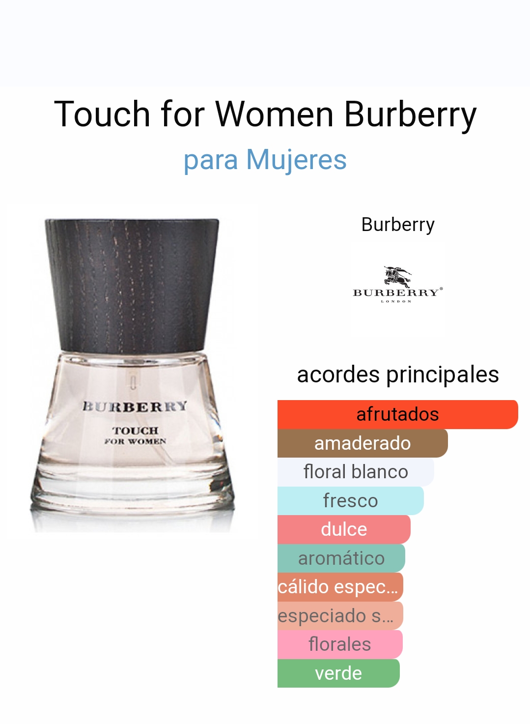 Burberry London Perfume Burberry Touch Mujer Opiniones Touch