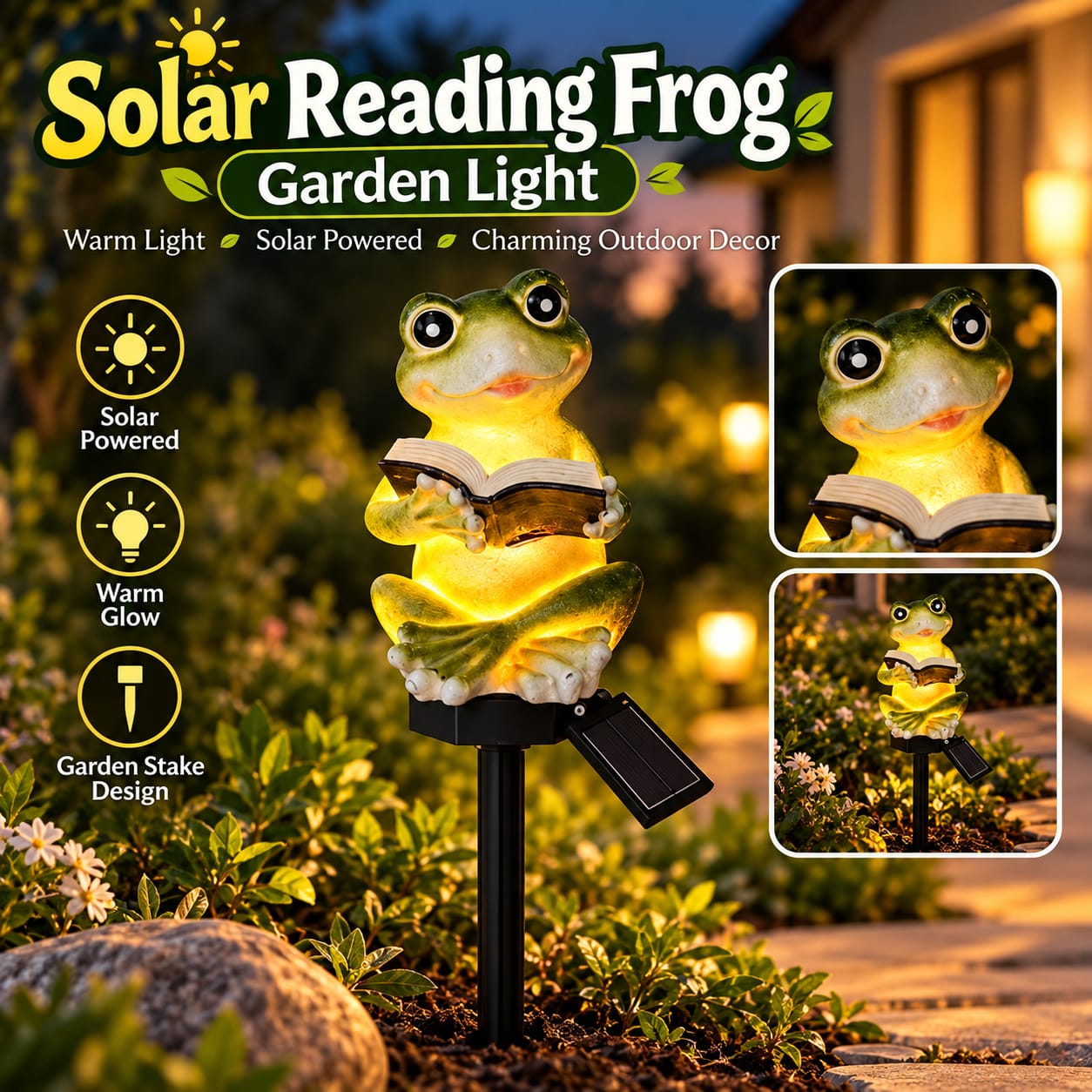 A 8945. Solar Frog Garden Light (36).
