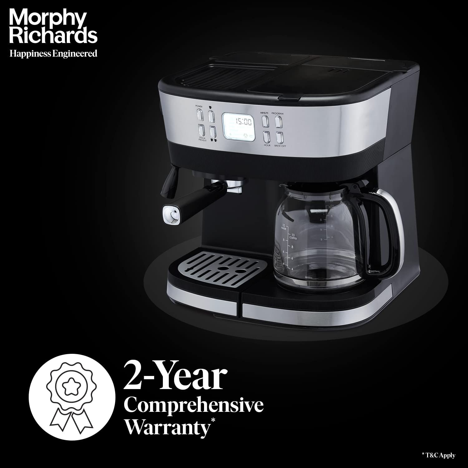 Morphy Richards Coffee Maker Drip Espresso DUOPRESSO 2 IN I himani kitchen solutions