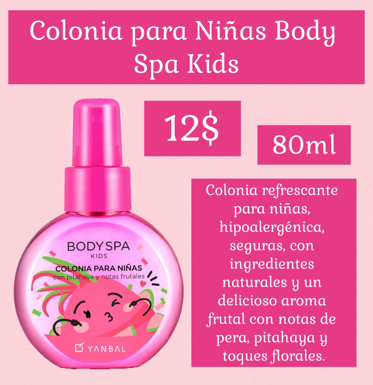 Colonia para niñas Beautyonline Manta
