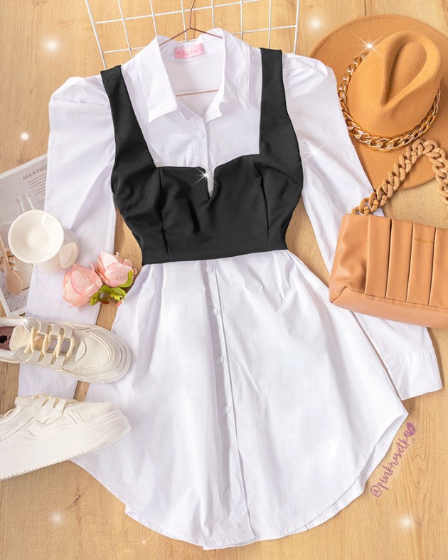 Outfit Camisa Blanca Y Chaleco Outfit Camisa Blanca Chaleco Punto