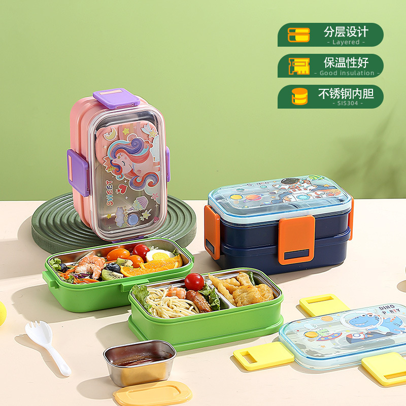 Lunch Box 2grid 700ml + 100ml
