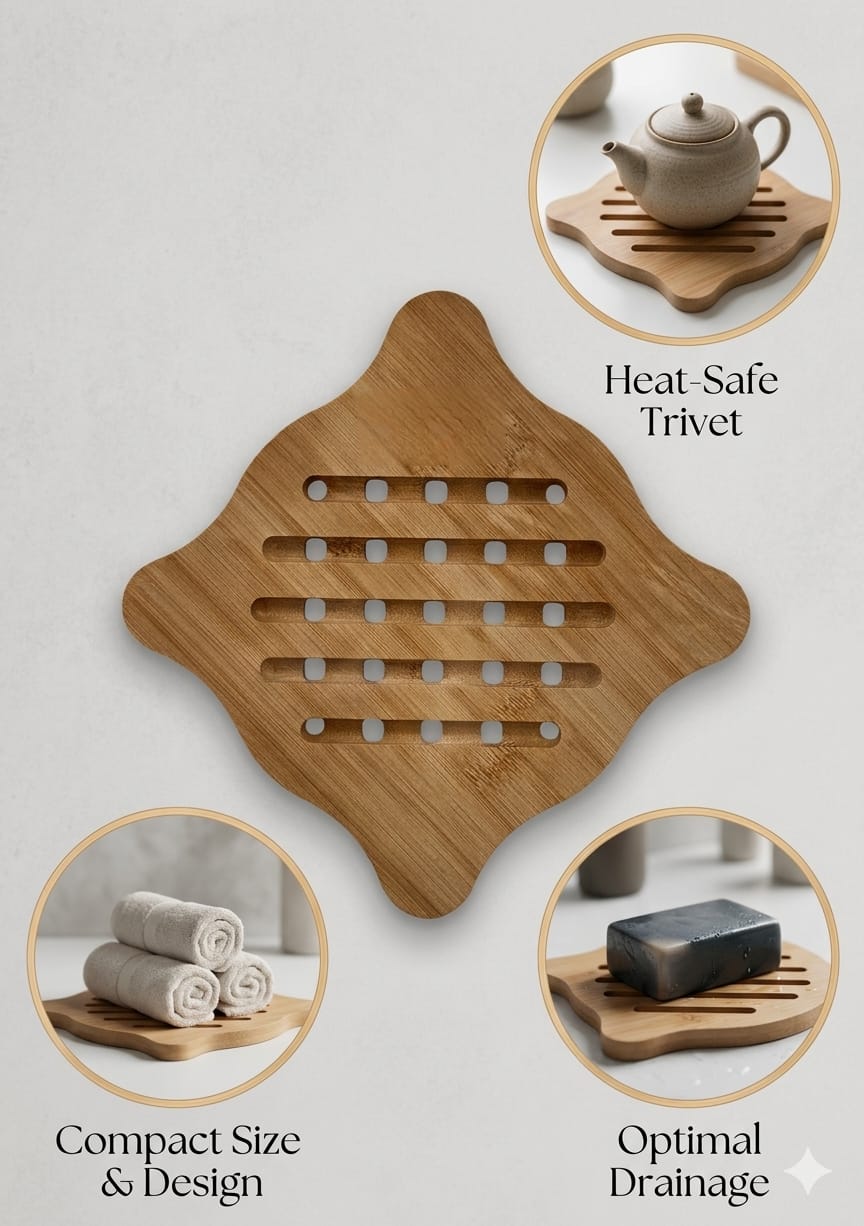 Wooden heat pad