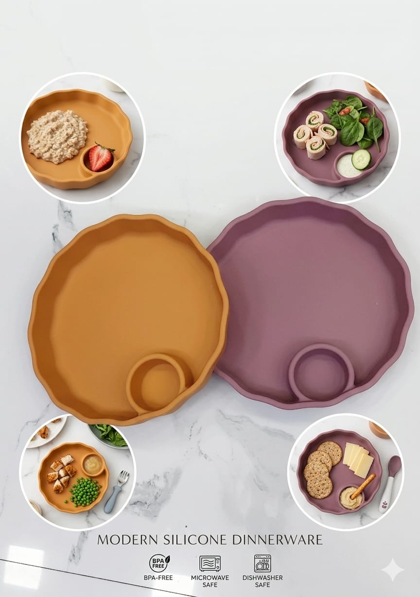 SILICONE PLATE 4pc Set