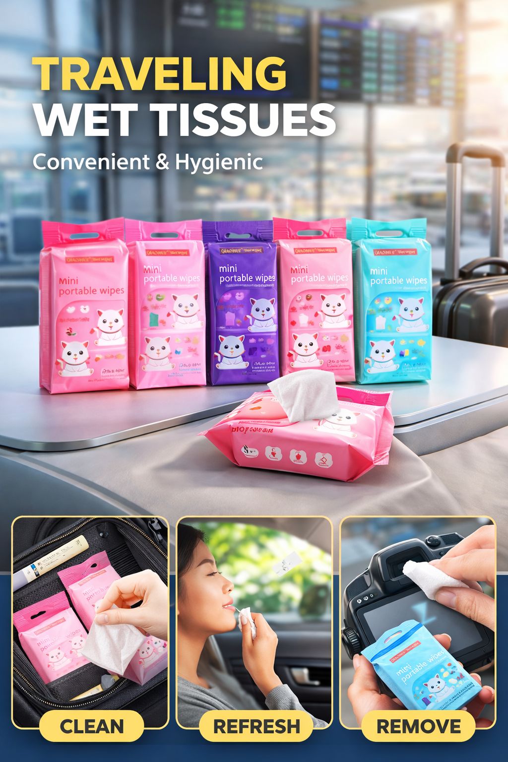 Wet tissue mini (8 pcs )