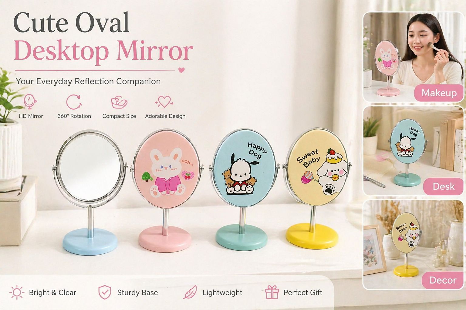 Stand mirror