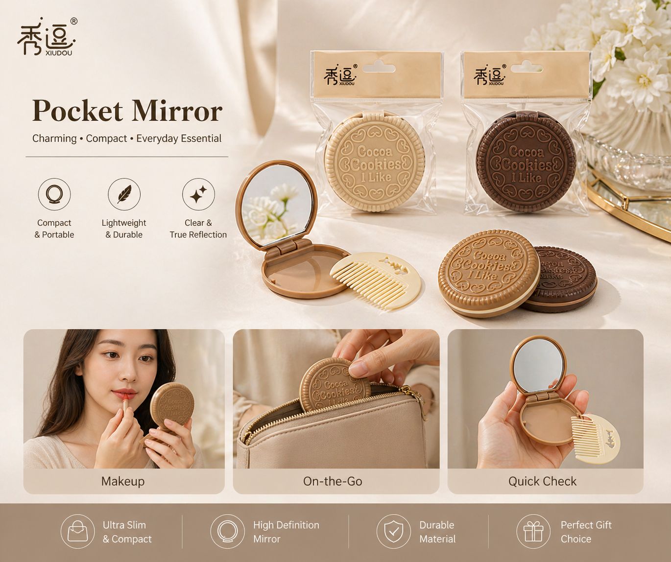 Mirror with comb🪞