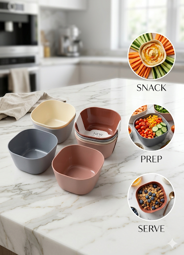 4 pcs plate set