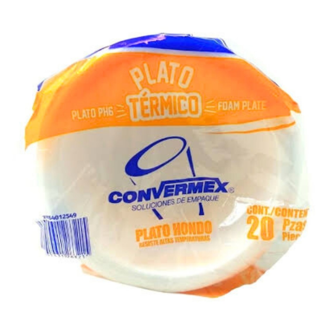 Pozolero Plato Hondo Unicel Reyma Plato Pozolero Desechable Hondo