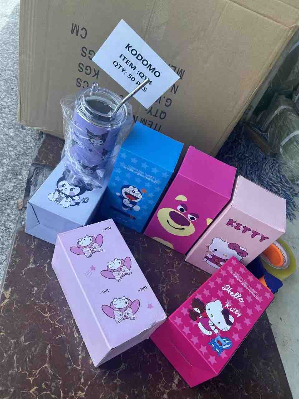 Small straw tumbler steel