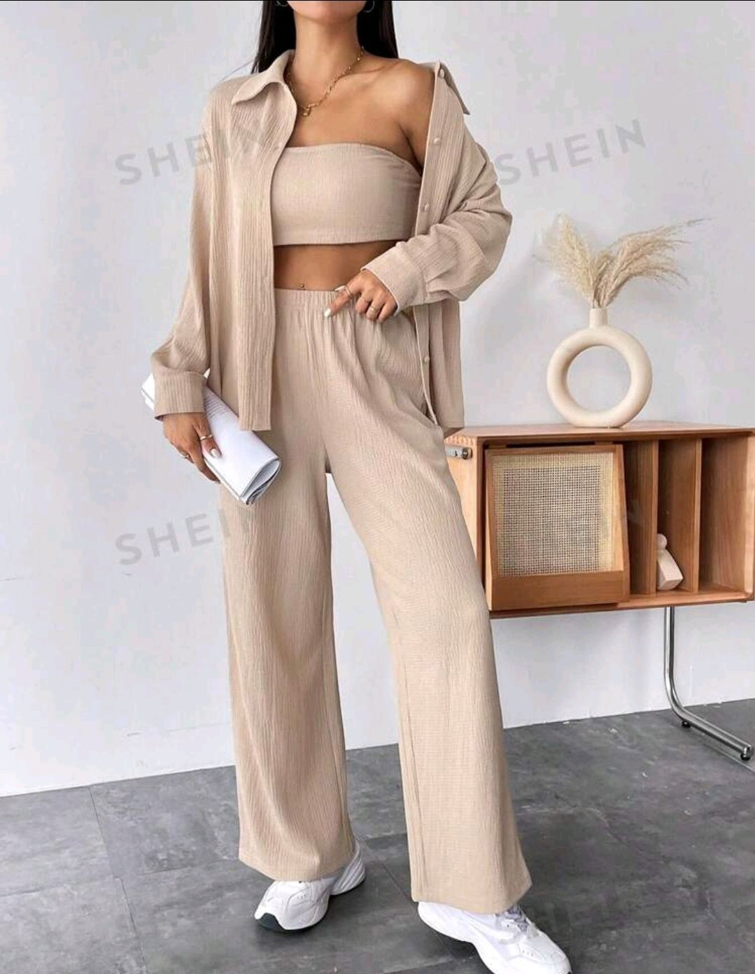 Palazzo Pants Conjunto De Pants Shein Pantalones Shein Curve SHEIN