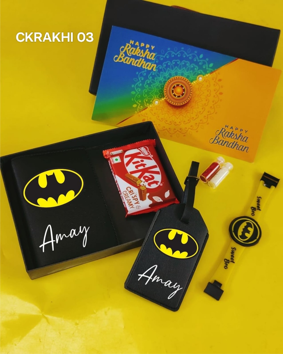 Personalized Specials Rakhi Combo | Gifterys Galleria