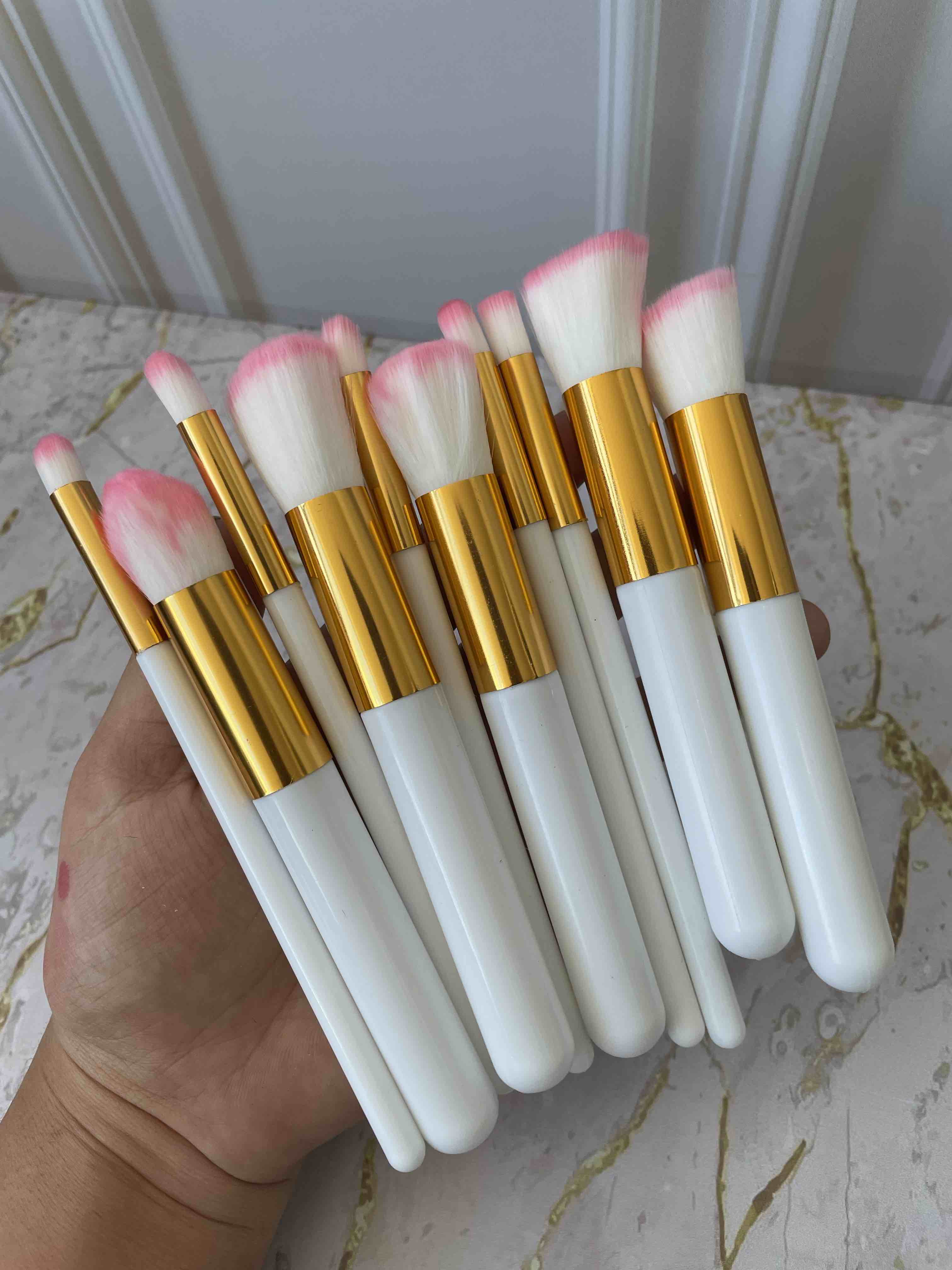 Maquillaje Kabuki Set 10 Brochas Kabuki Kabuki X10 Brochas De