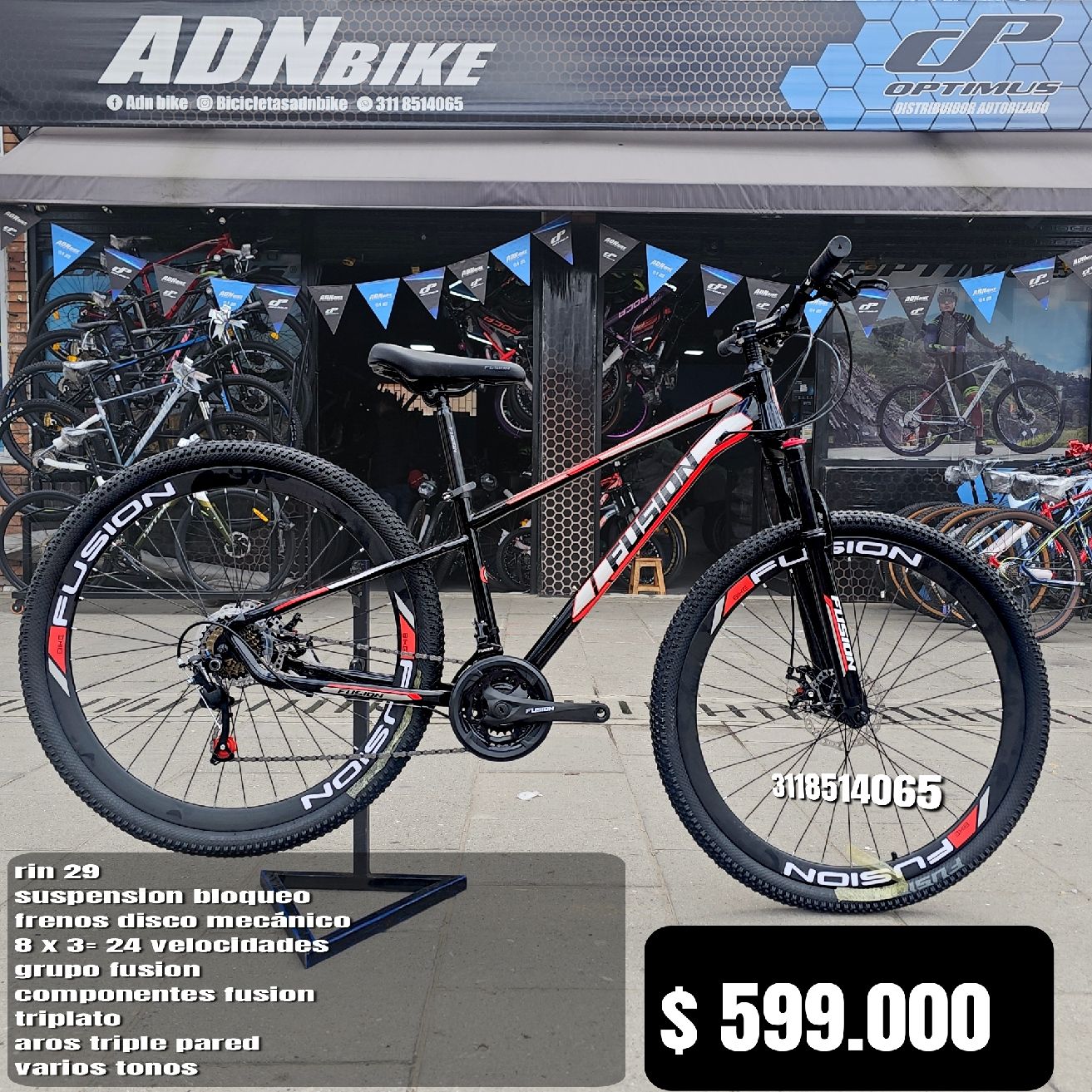 Bicycle Distribuidores Gw Doble Pared Rin 700 Triple Pared