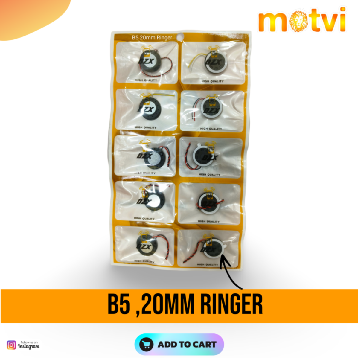 Ringer / Spaker / Mic / Swich | Motvi Spare Parts