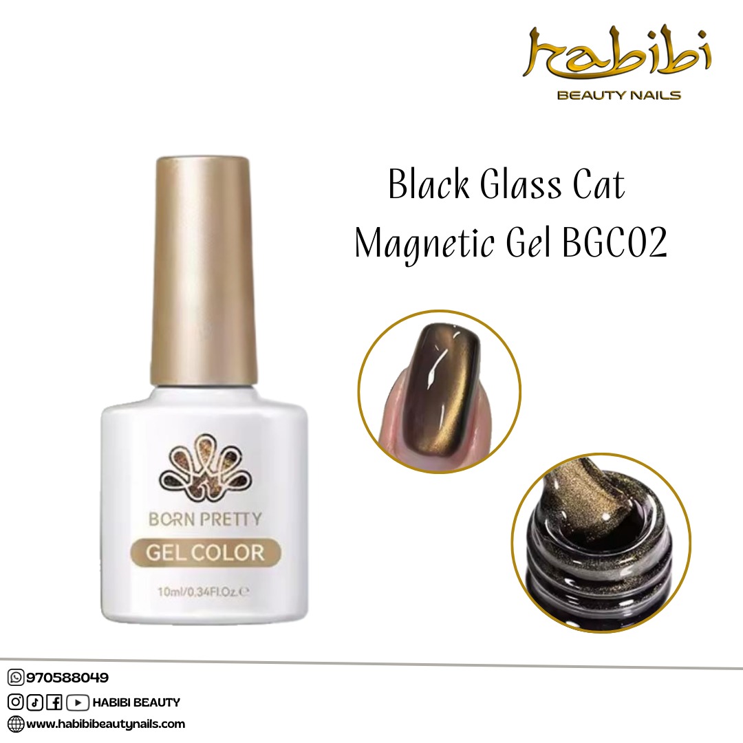 Black glass Cat magnétic gel bgc02