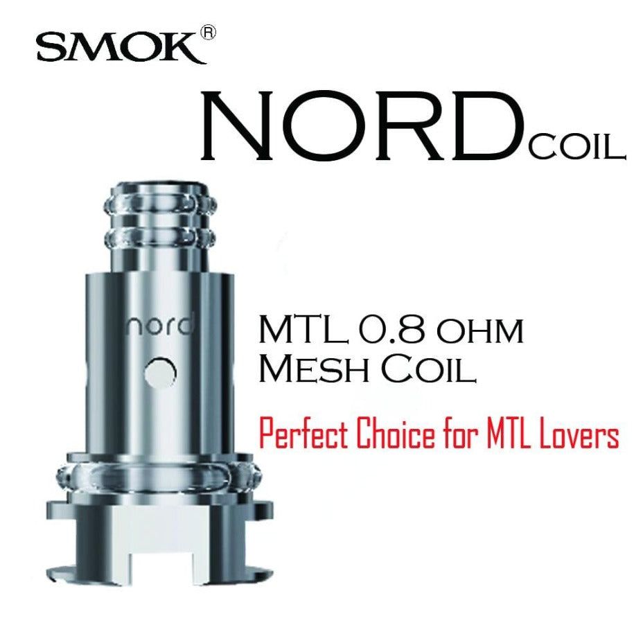 Smok Nord 2 Replacement Coil - Pack Of 5 ( Five ) Coils | VAPEGOD INDIA