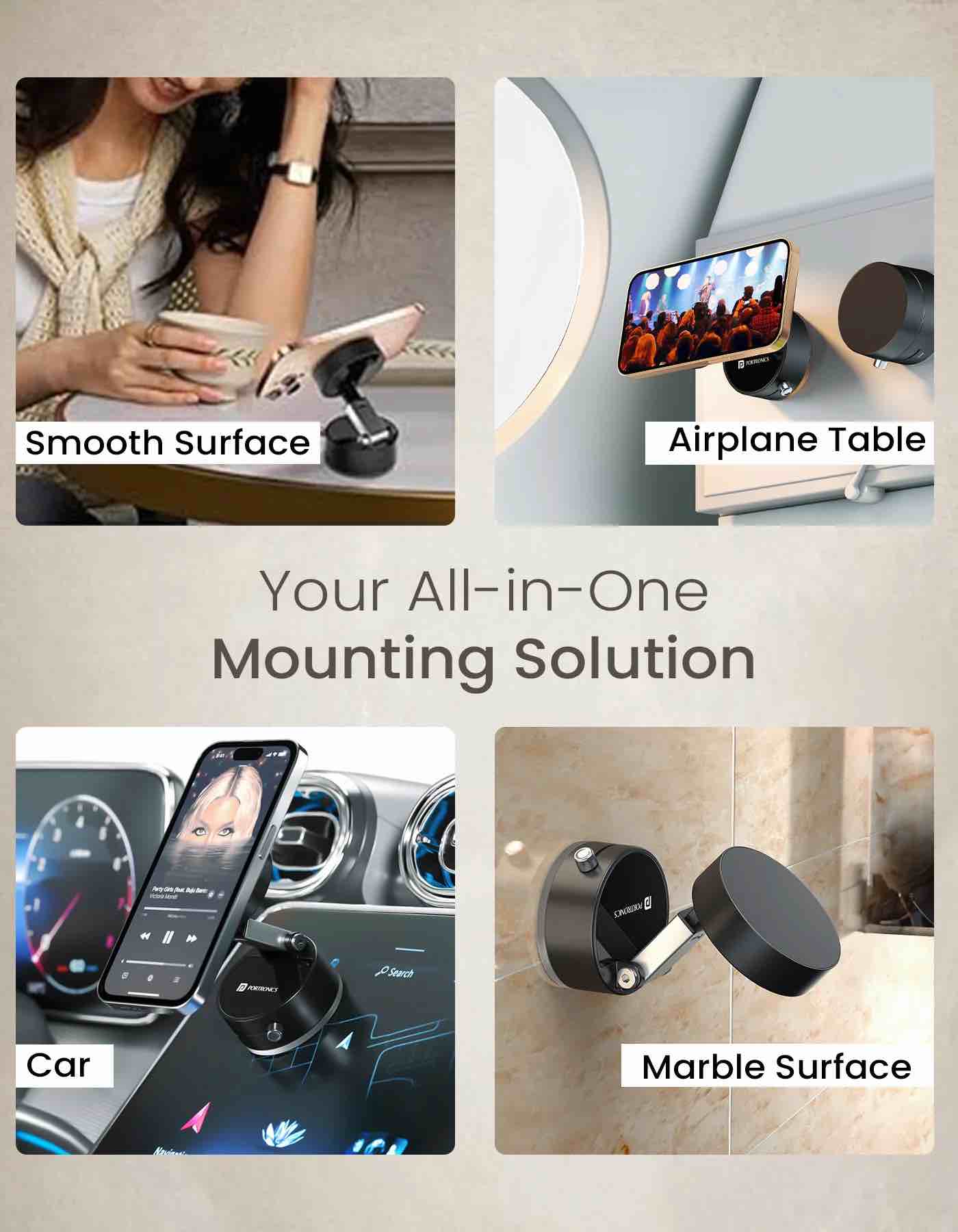 Portronics Xcan Phone Holder Buy Portronics MODESK Universal