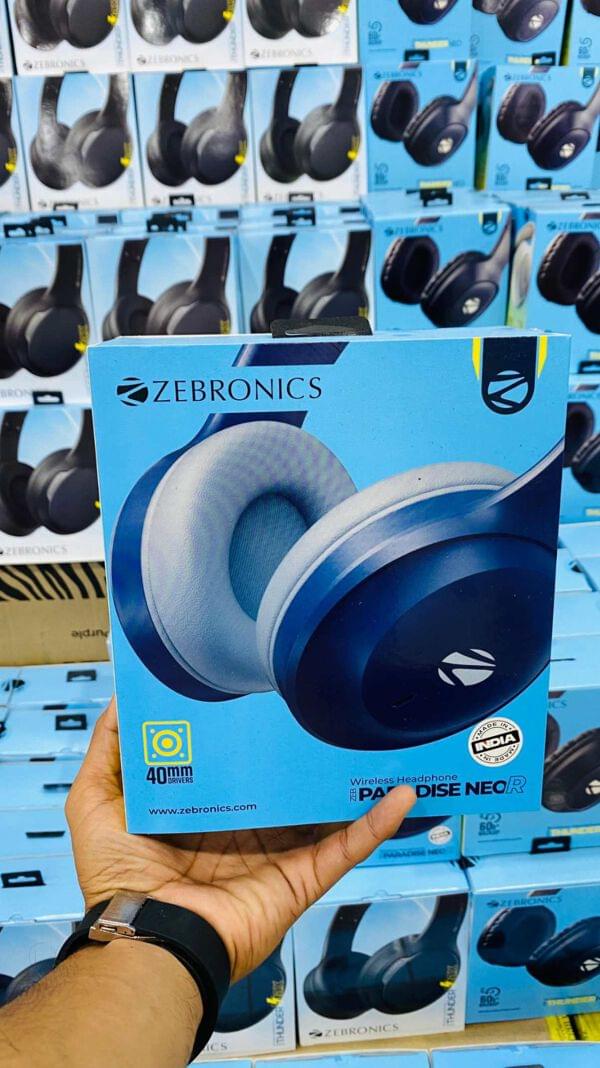ZEBRONICS Zeb Paradise Neo R Black Bluetooth & Wired Gaming Headset (Black, On the Ear)