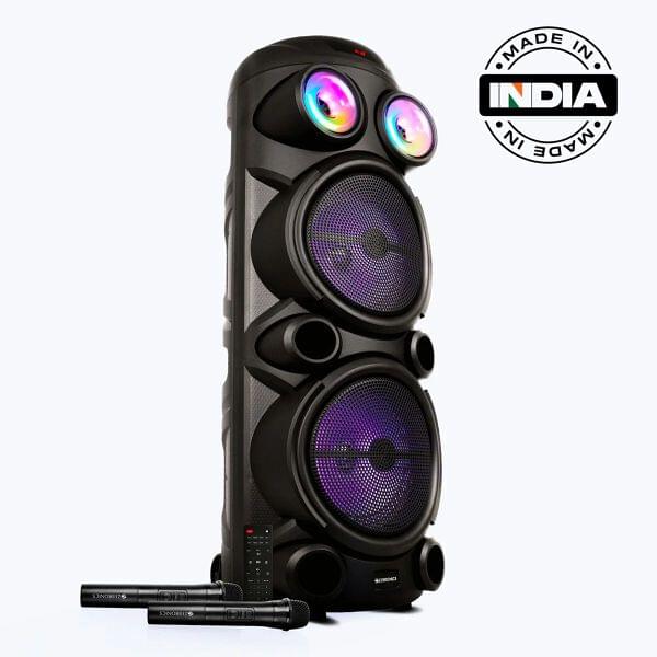 Zeb Thump 222 with 2 Wireless Mic (80 Watt) Party Box